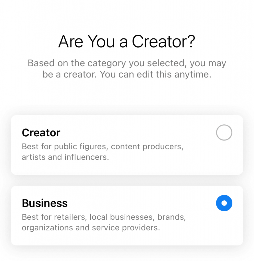 Как создать бизнес-аккаунт в Instagram